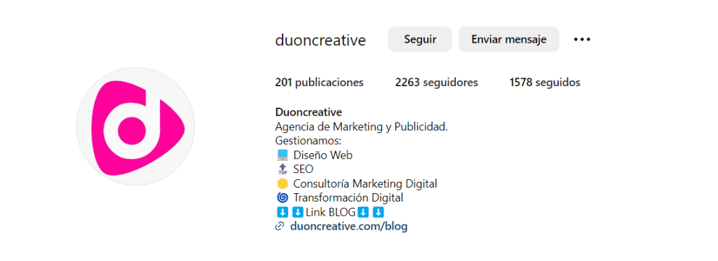 actualiza tu perfil para optimizar tu instagram